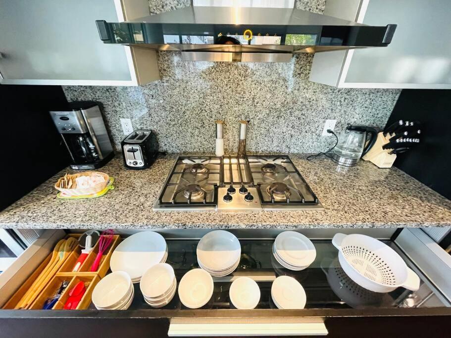 Spacious Downtown 2 Bedroom Condo With Pool And Air Conditioning Victoria Extérieur photo